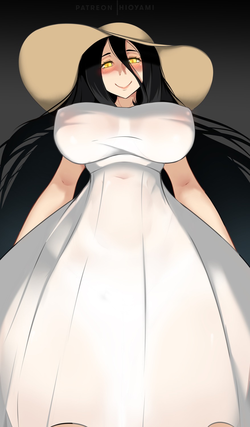 dress erect_nipples hioyami no_bra see_through