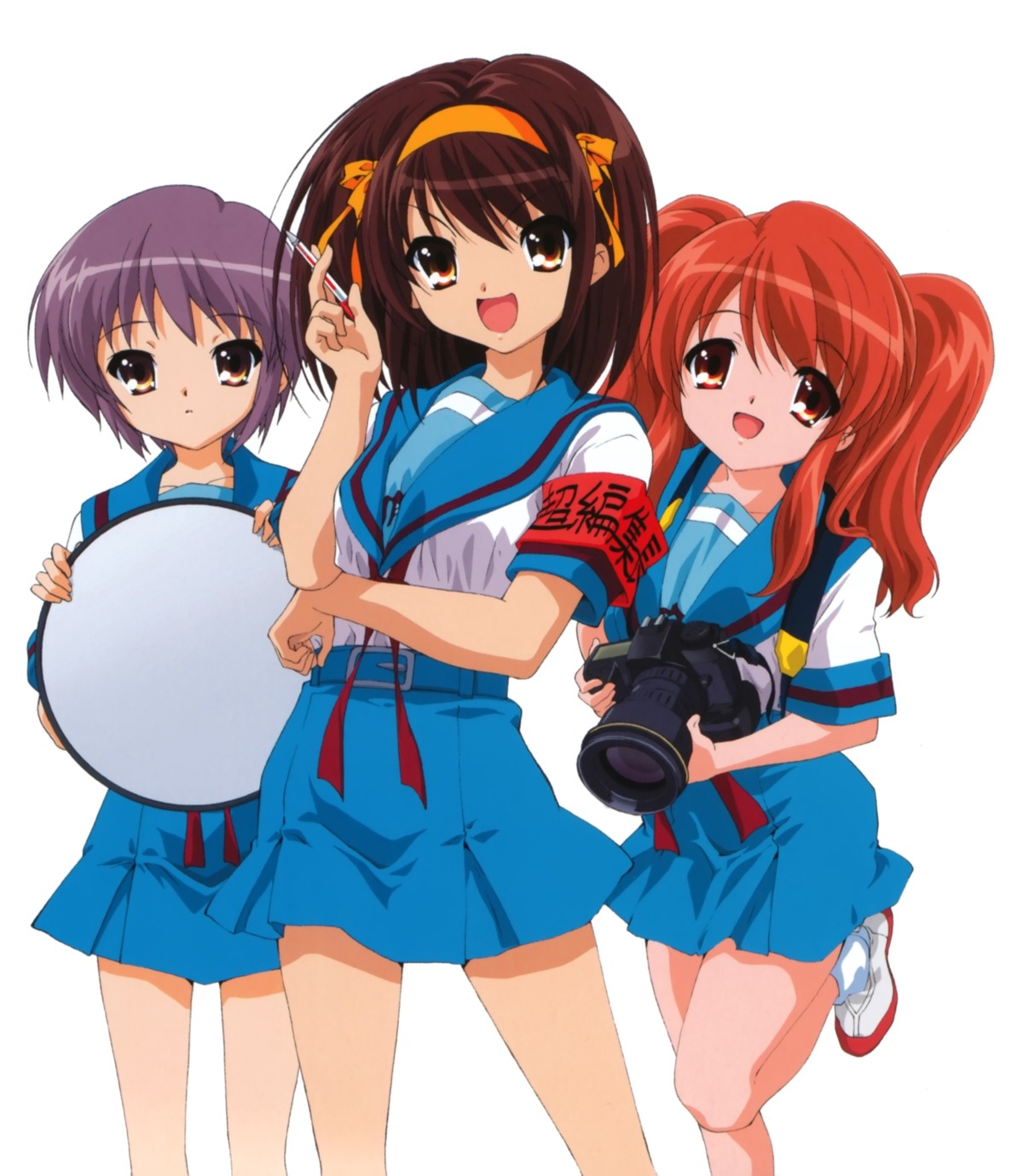 asahina_mikuru ikeda_shouko nagato_yuki seifuku suzumiya_haruhi suzumiya_haruhi_no_yuuutsu