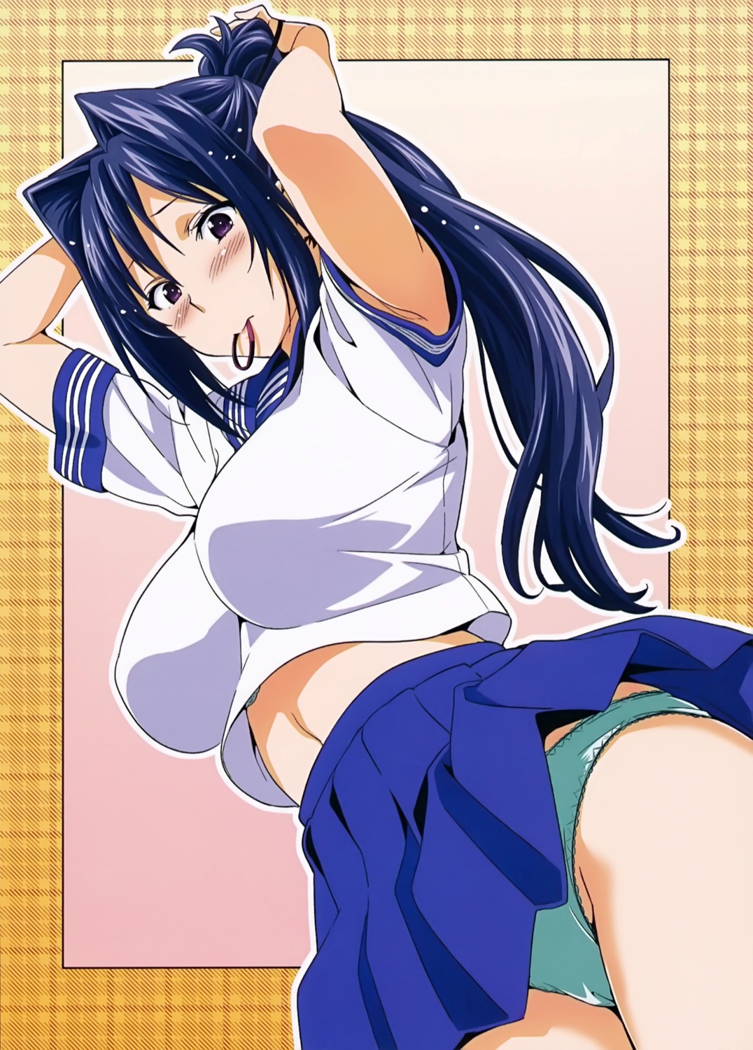 maken-ki! nijou_aki pantsu seifuku takeda_hiromitsu