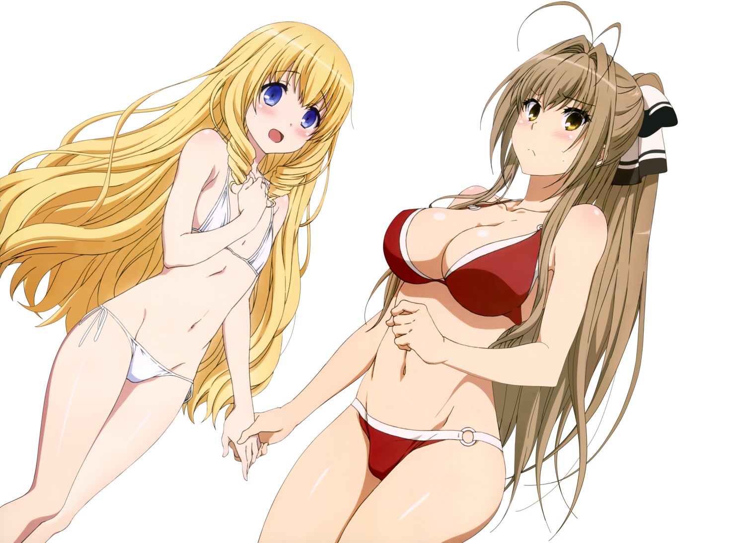 amagi_brilliant_park bikini cleavage latifah_fleuranza sento_isuzu swimsuits