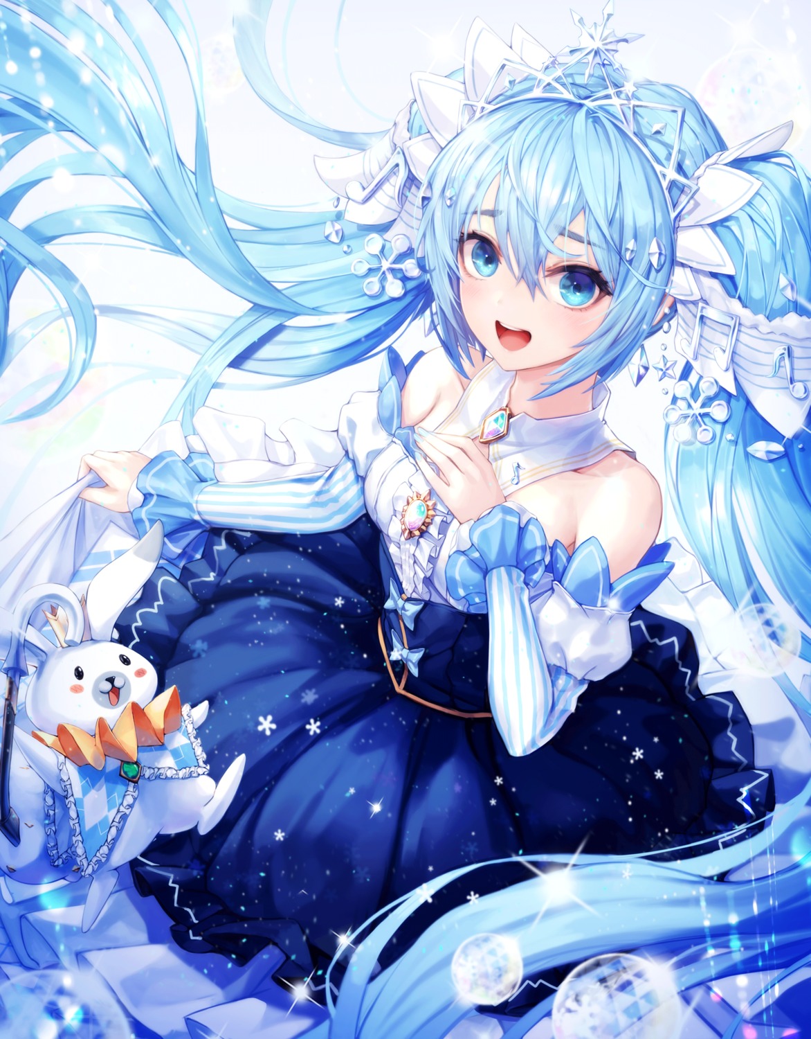 chyopeuteu dress hatsune_miku vocaloid yuki_miku