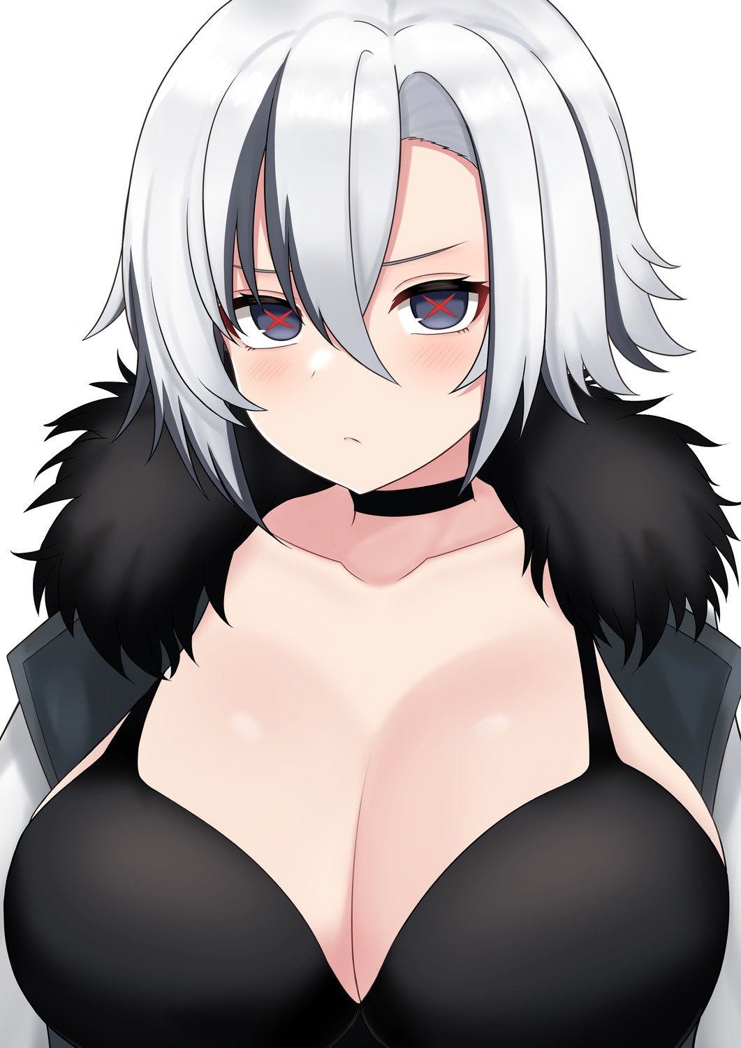 arlecchino baku_(ggininder0) bra cleavage genshin_impact