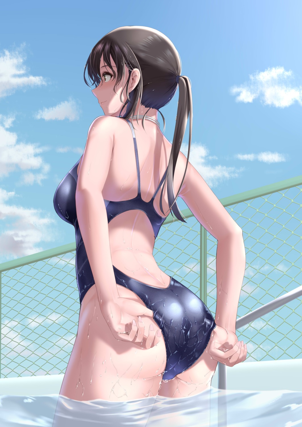 ass kamehito swimsuits tagme wet