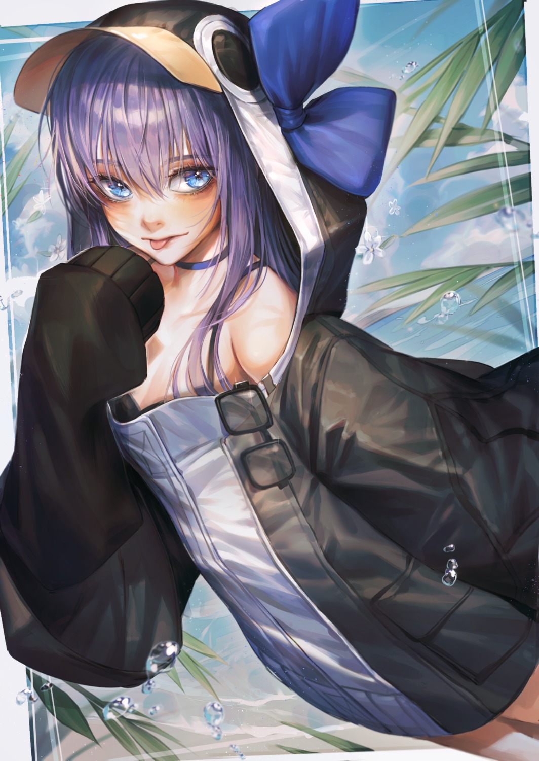 cleavage fate/grand_order kellymonica02 meltlilith penguin