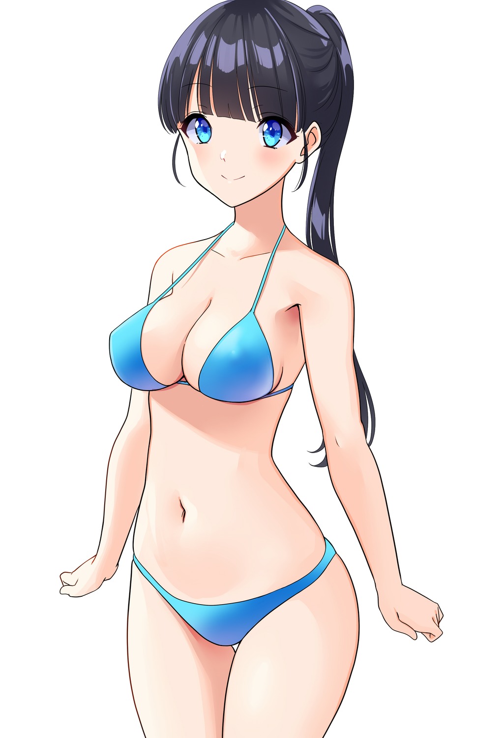 bikini erect_nipples marui_koishi swimsuits