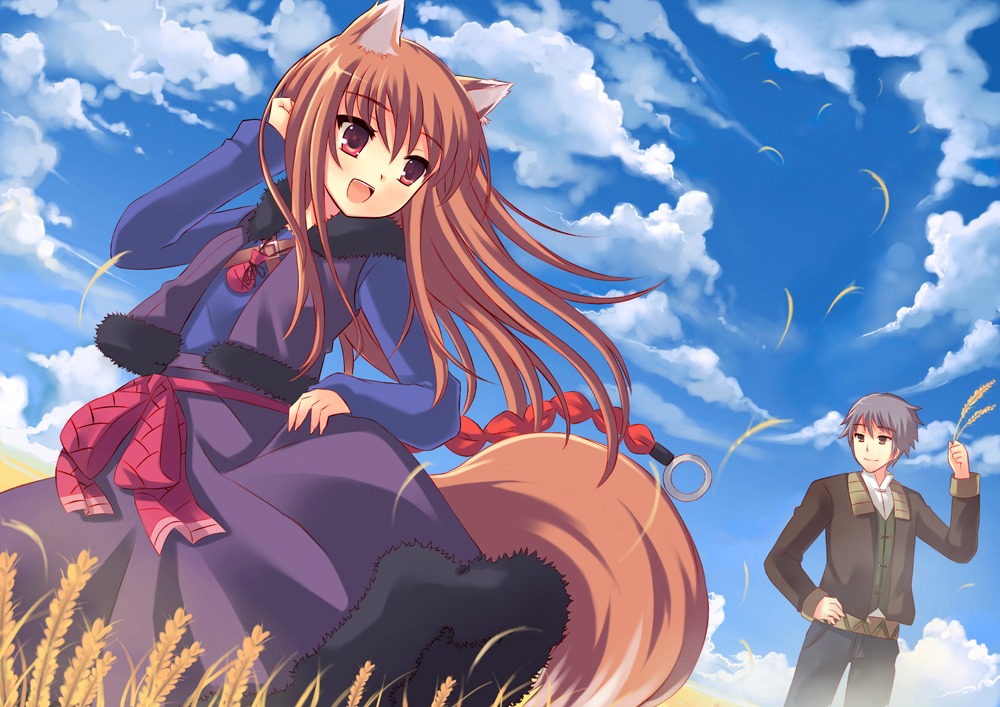 animal_ears craft_lawrence holo peach spice_and_wolf tail