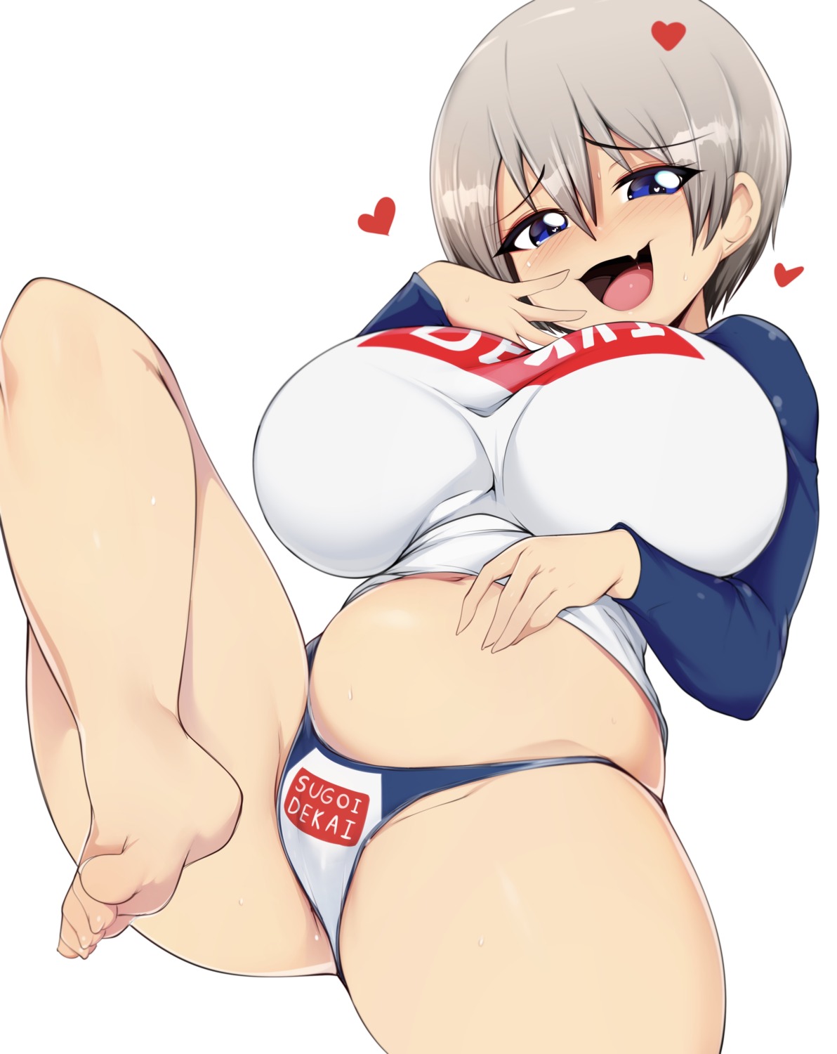 cameltoe feet pantsu slugbox thong uzaki-chan_wa_asobi_tai! uzaki_hana