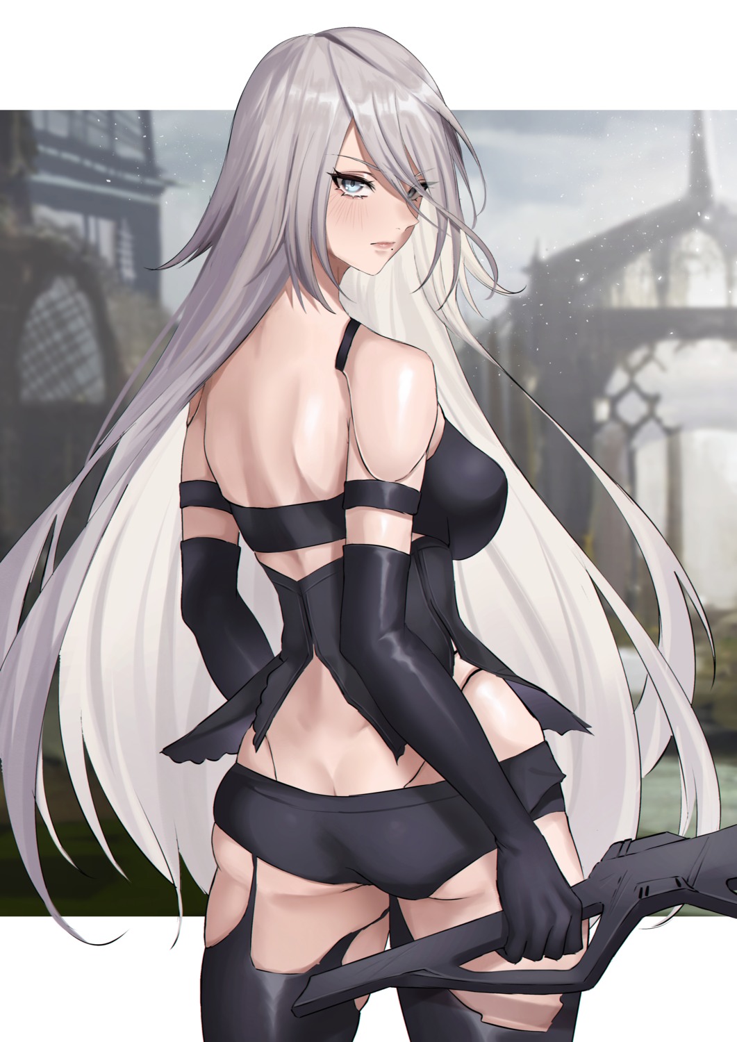 ass expulse mecha_musume nier_automata weapon yorha_type_a_no._2