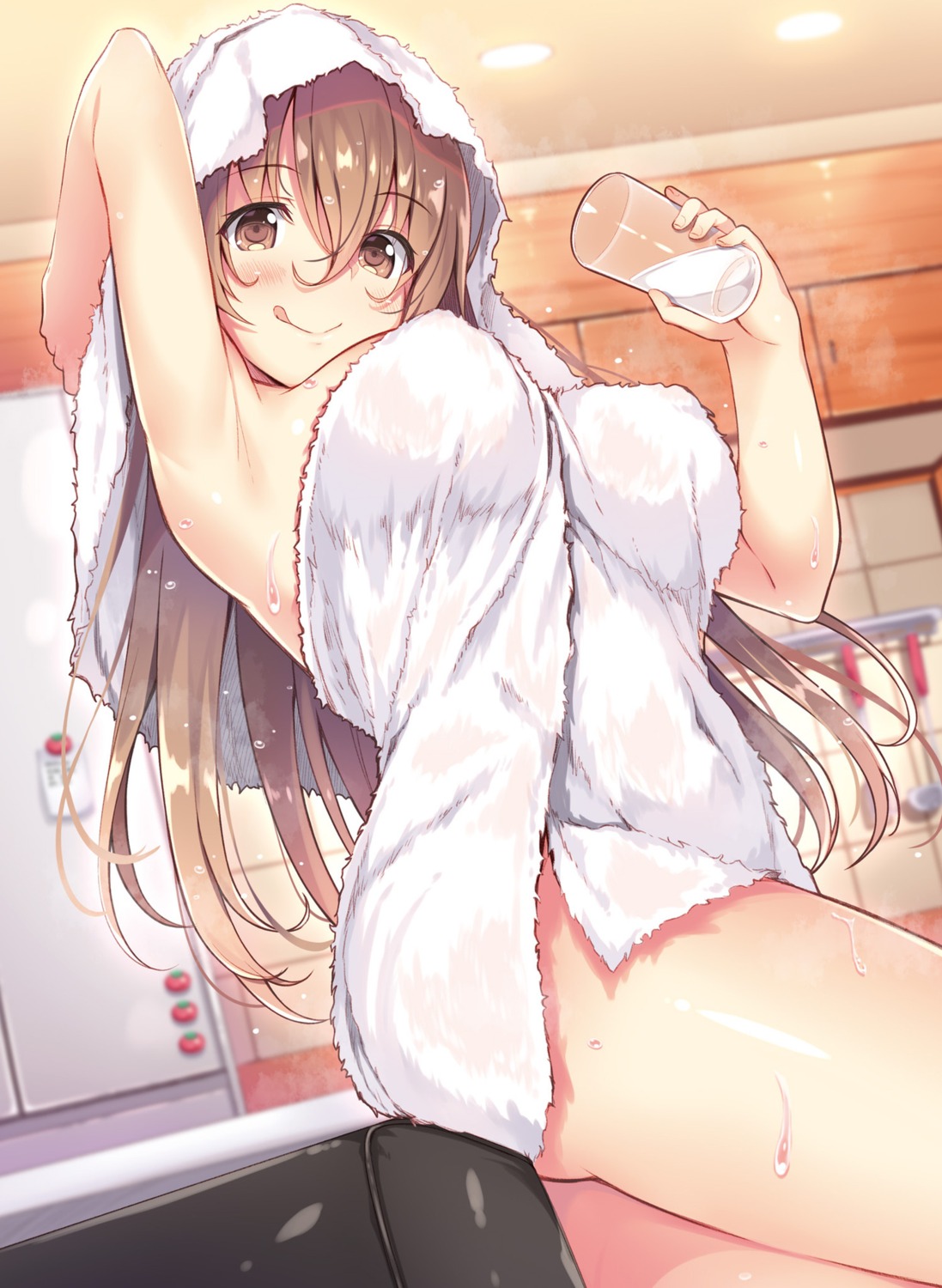 nozomi_tsubame towel wet