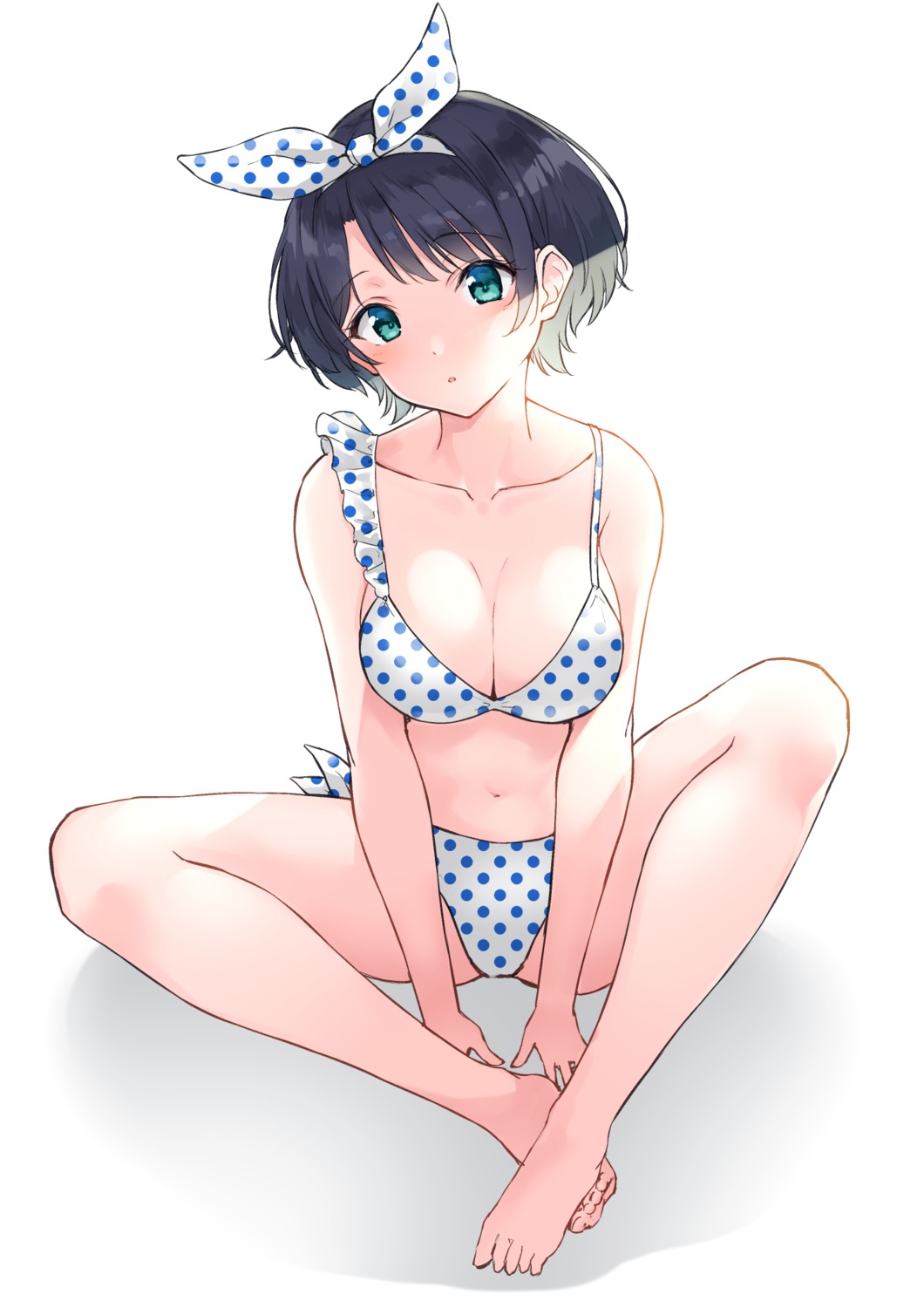 bikini cleavage kanojo_okarishimasu minikon sarashina_ruka swimsuits