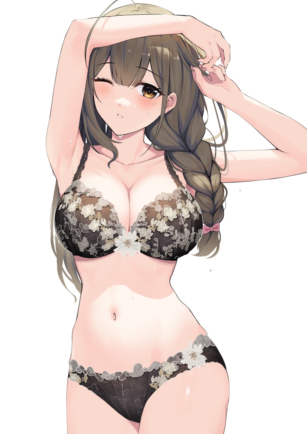 bra cleavage gin00 kuwayama_chiyuki pantsu the_idolm@ster the_idolm@ster_shiny_colors