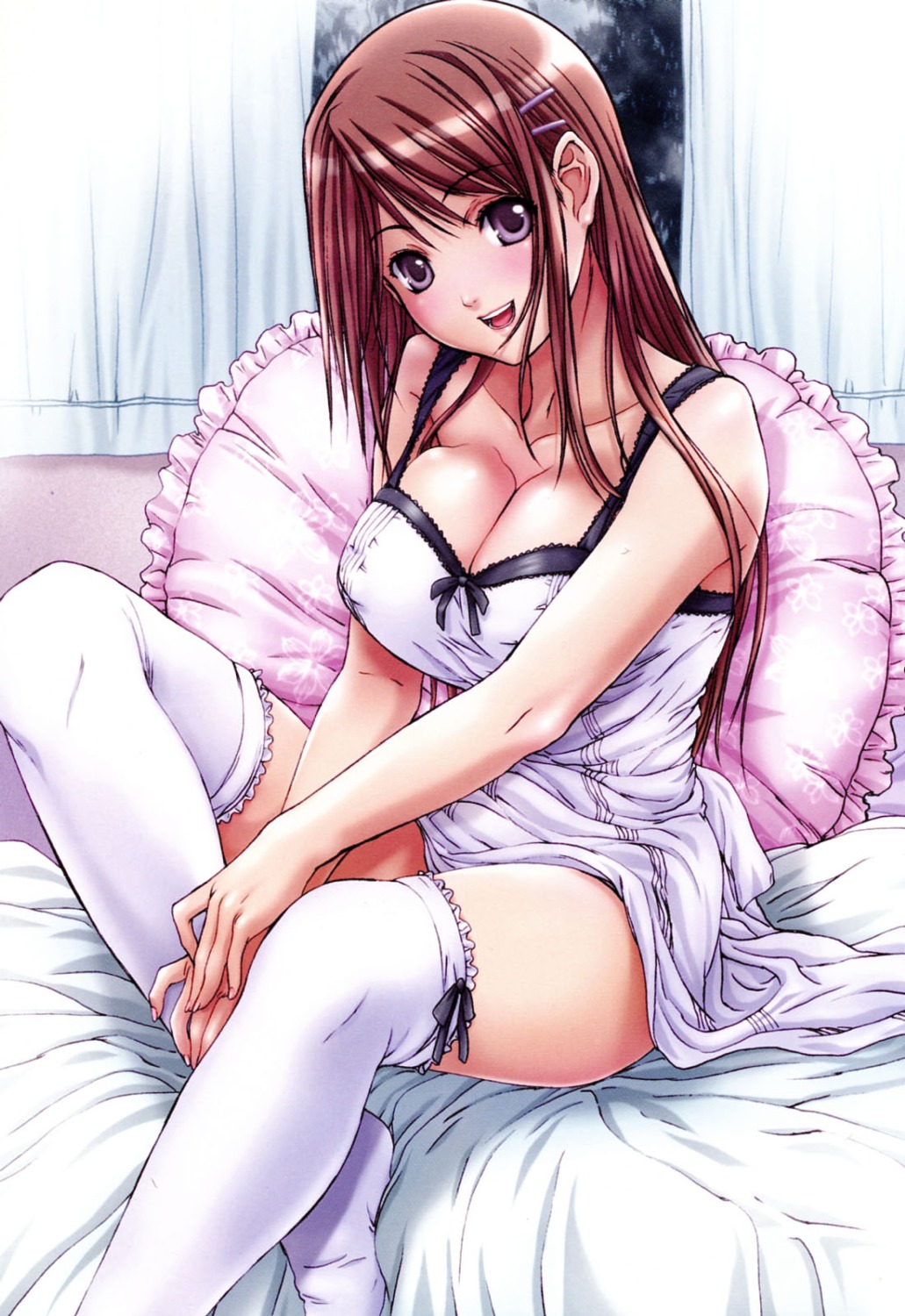 cleavage lingerie nanno_koto thighhighs