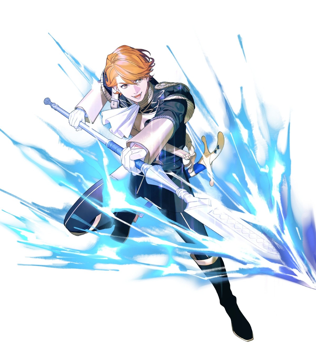 ferdinand_(fire_emblem) fire_emblem fire_emblem_heroes fire_emblem_three_houses heels nintendo sainosuke sword uniform weapon