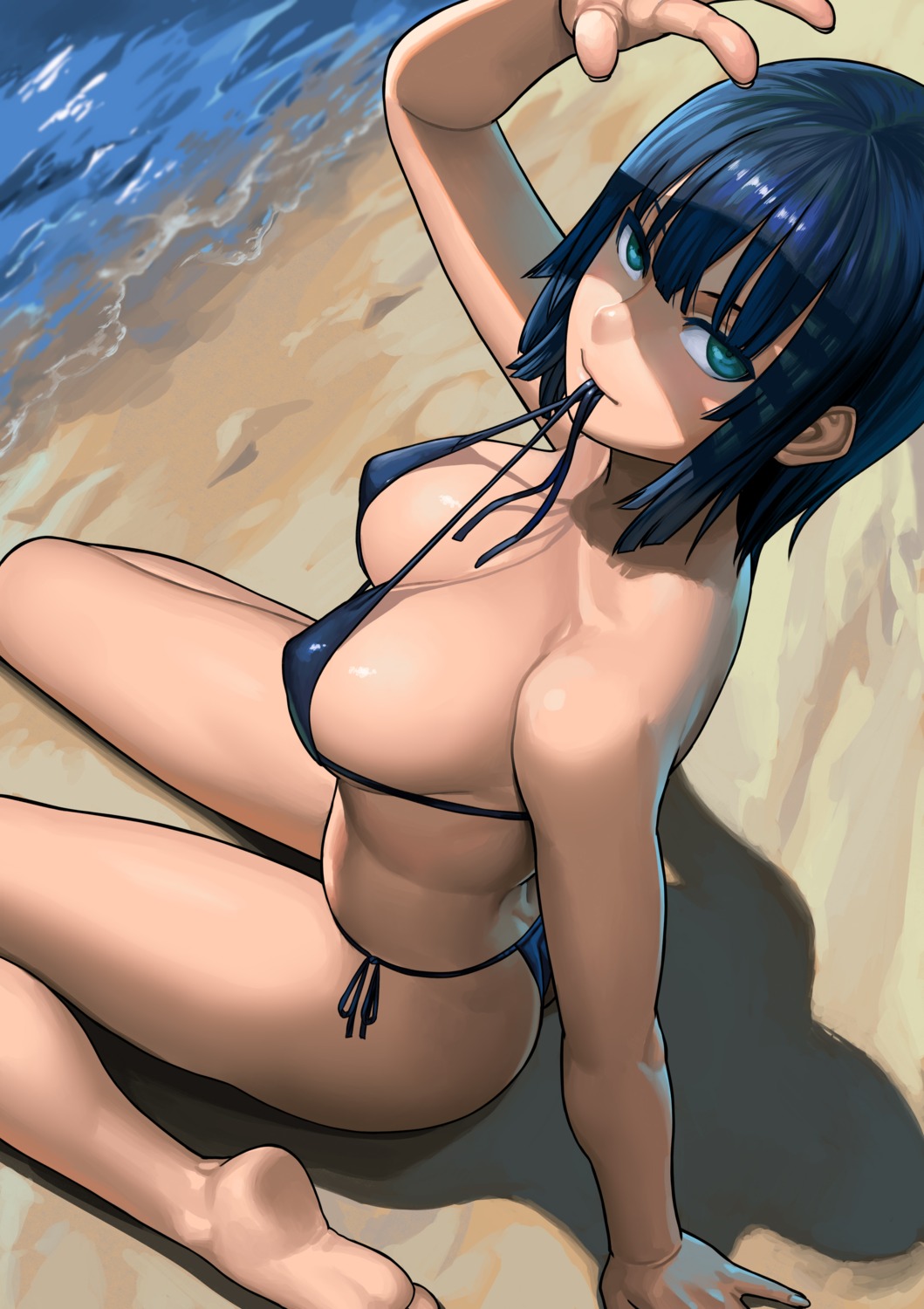 bikini cleavage feet fubuki_(one_punch_man) lasterk one_punch_man swimsuits