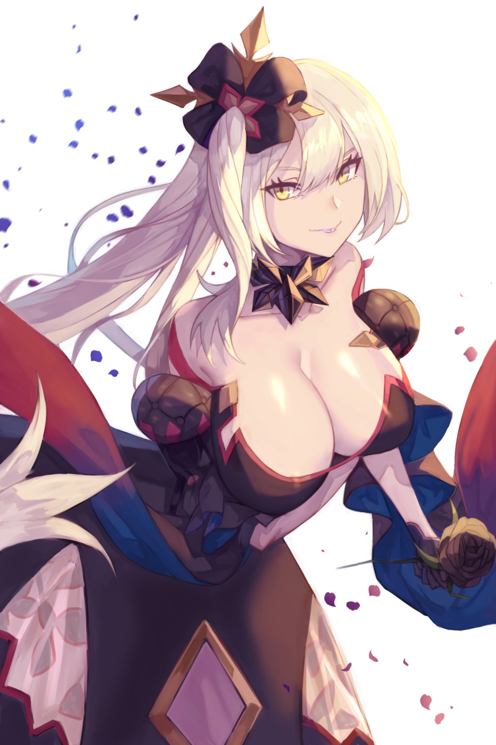 breast_hold david_lee fate/grand_order marie_antoinette_(fate/grand_order) no_bra