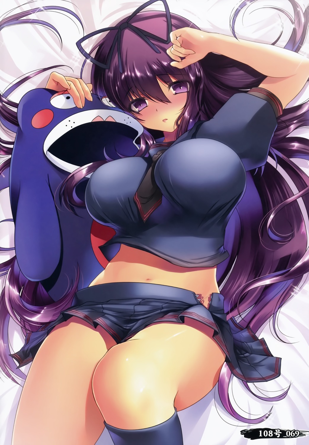 108_gou murasaki_(senran_kagura) screening seifuku senran_kagura