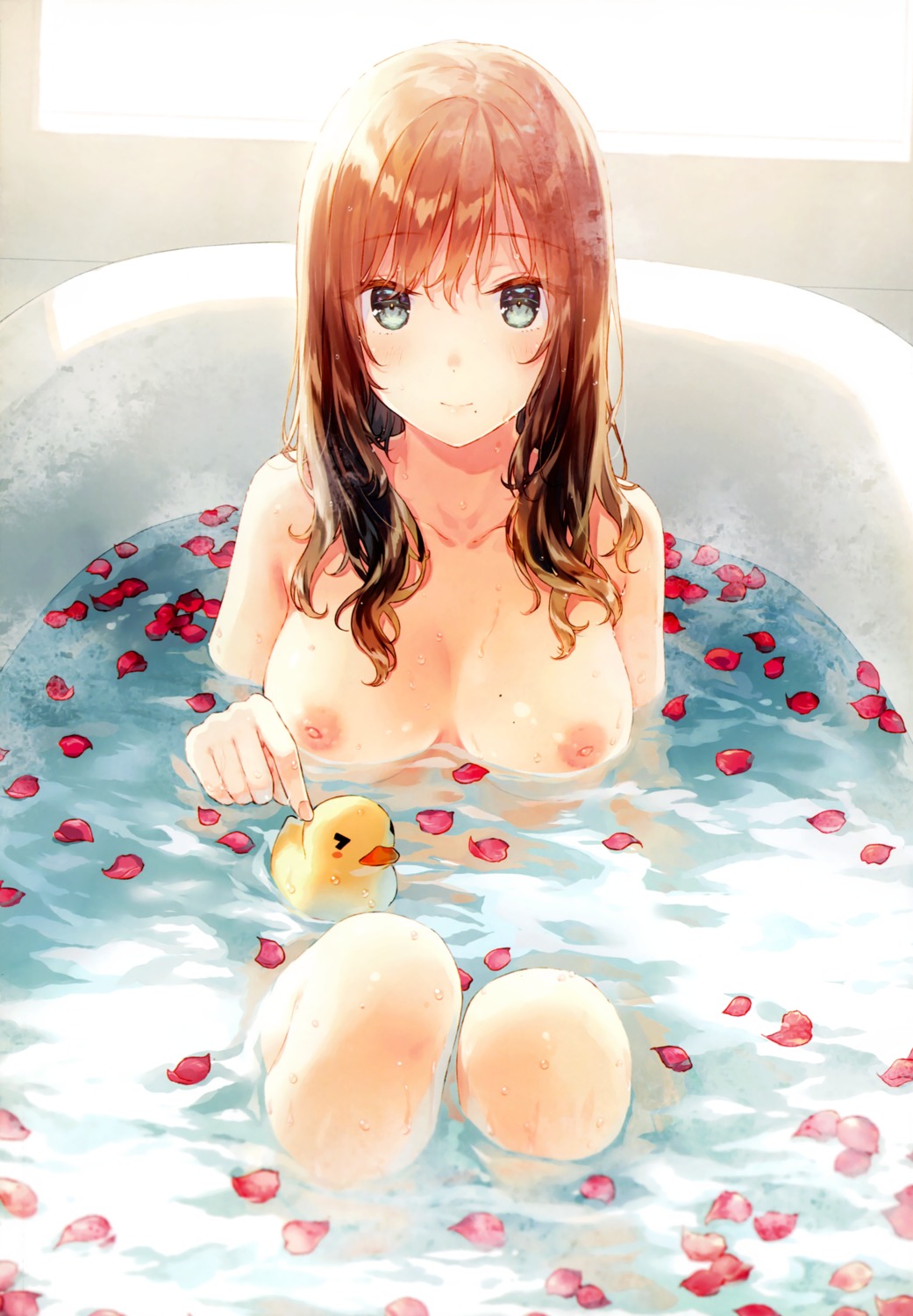 bathing comic_aun hiten naked nipples wet