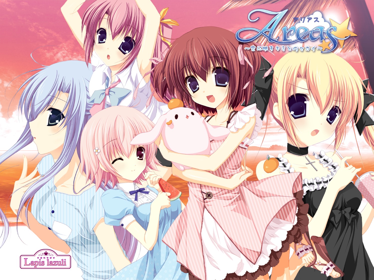 areas dress kamisato_koto lapis_lazuli lolita_fashion mikage_konoka miyasaka_miyu nagamine_ayana natsumi_yui riizu_furanneru seifuku wallpaper