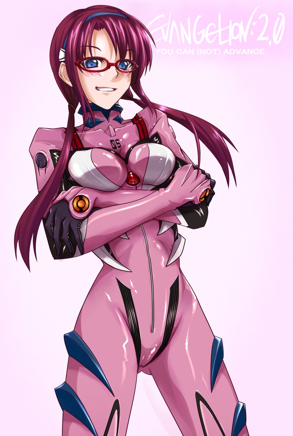 bodysuit makinami_mari_illustrious megane neon_genesis_evangelion prime