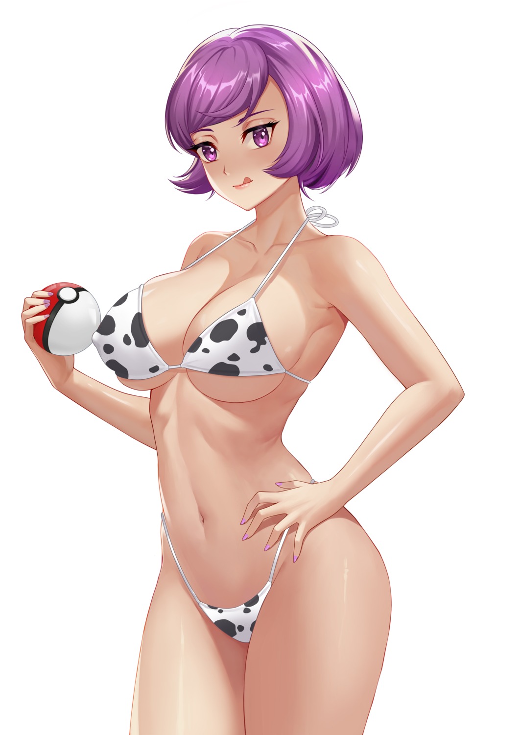 bikini chungmechanic erect_nipples kagari_(pokemon) pokemon swimsuits