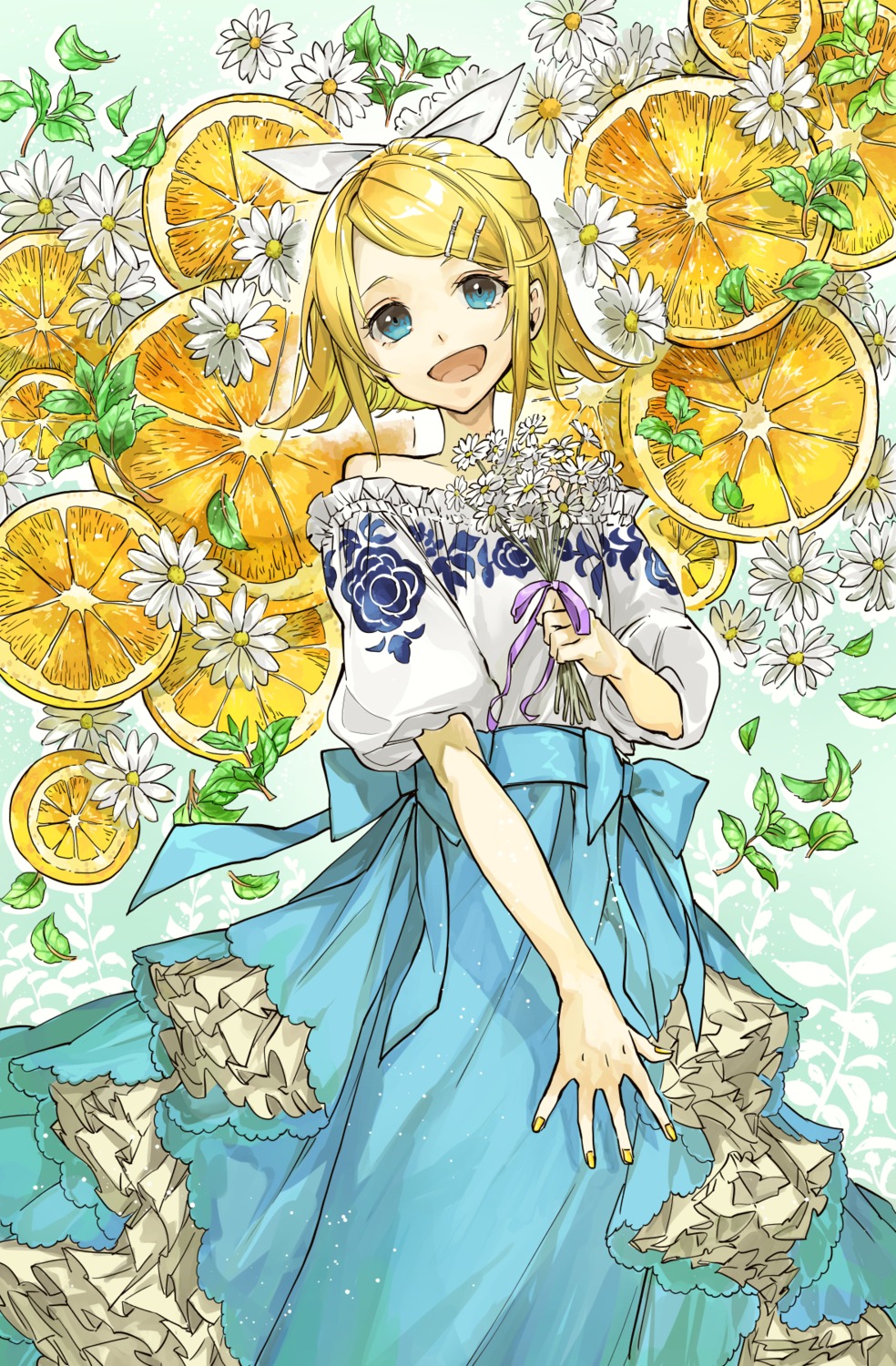 kagamine_rin vocaloid whiteskyash