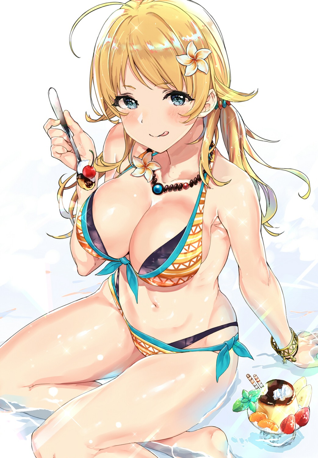 bikini hachimiya_meguru swimsuits temir the_idolm@ster the_idolm@ster_shiny_colors wet