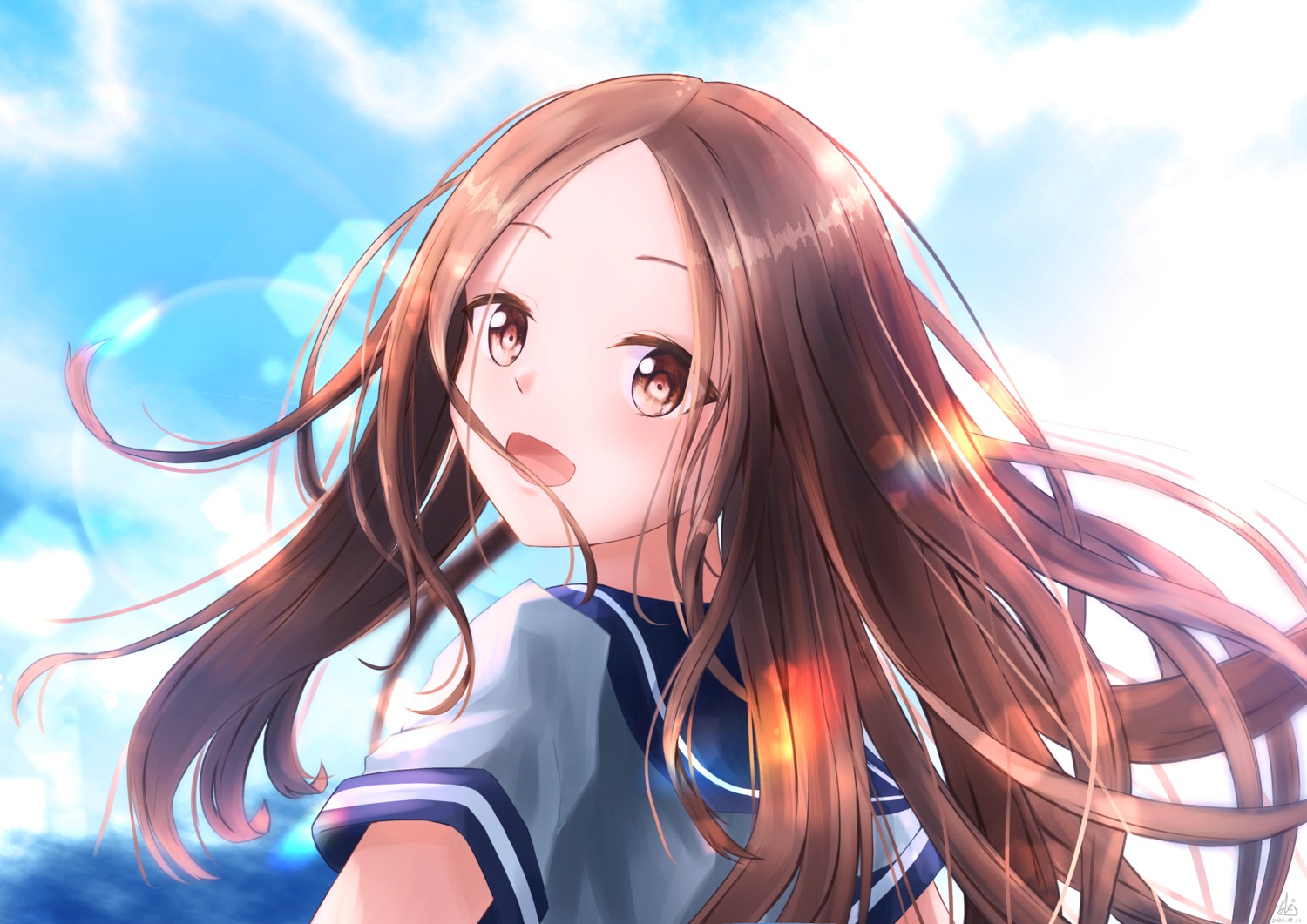 daidai_(daidai826) karakai_jouzu_no_takagi-san seifuku takagi-san