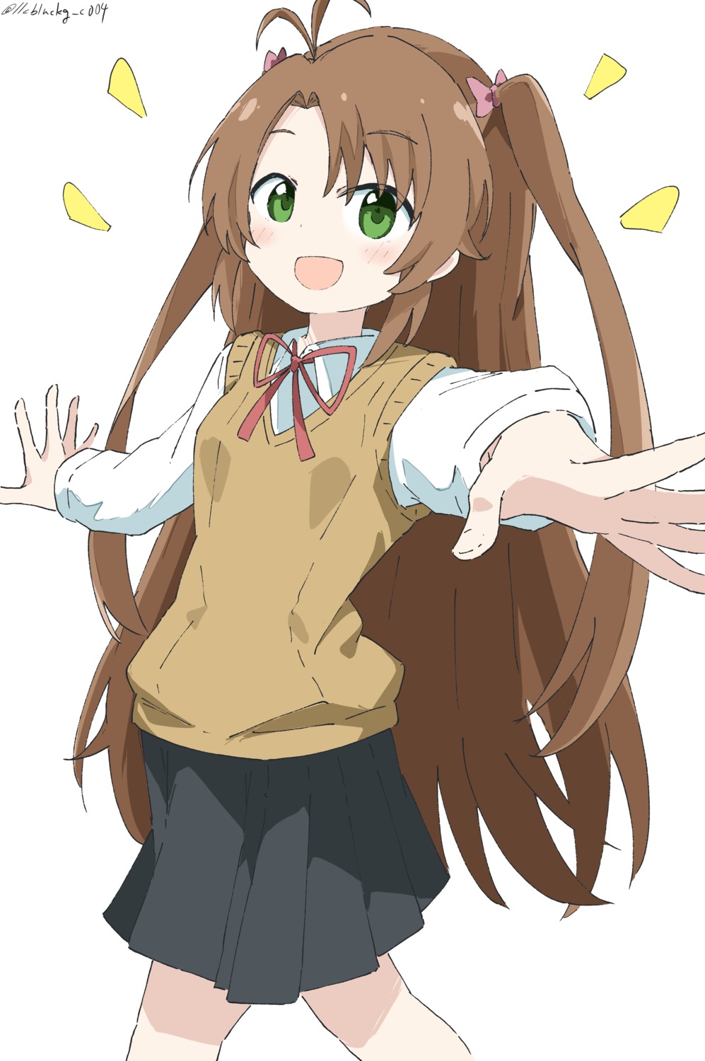 cynical_(llcbluckg_c004) koshigaya_komari non_non_biyori seifuku sweater