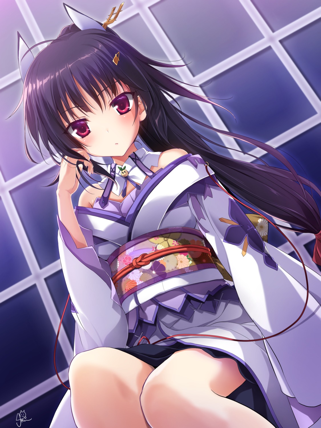 chamio77 hapymaher hasuno_saki japanese_clothes