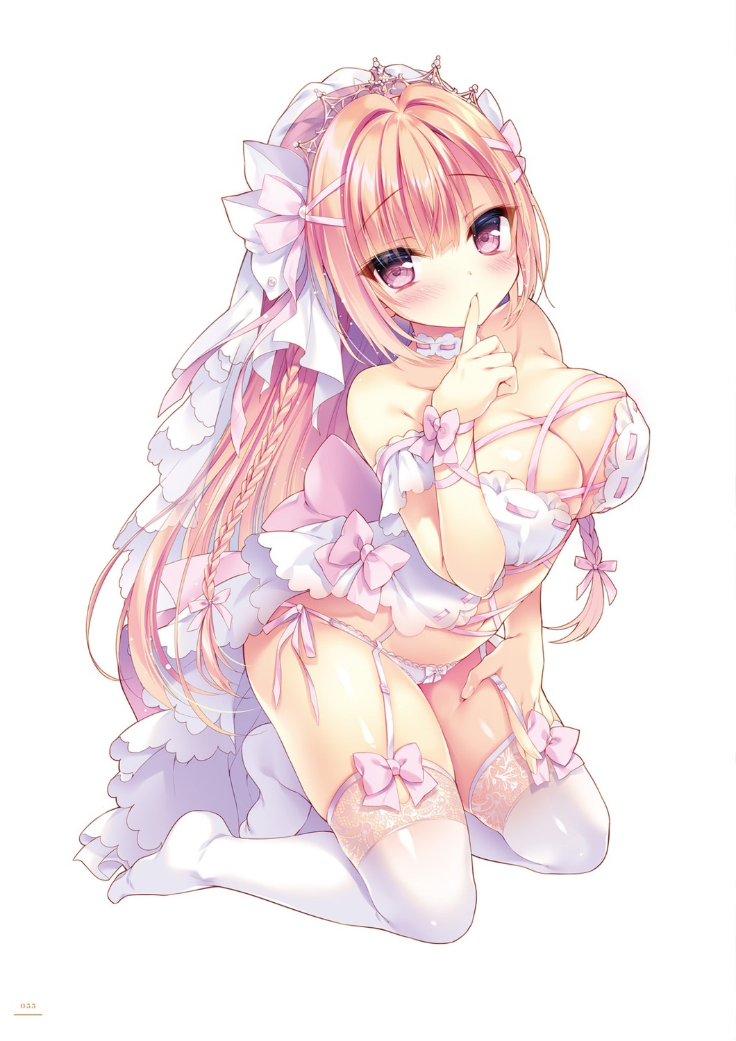 bra lingerie pantsu rubi-sama stockings string_panties thighhighs