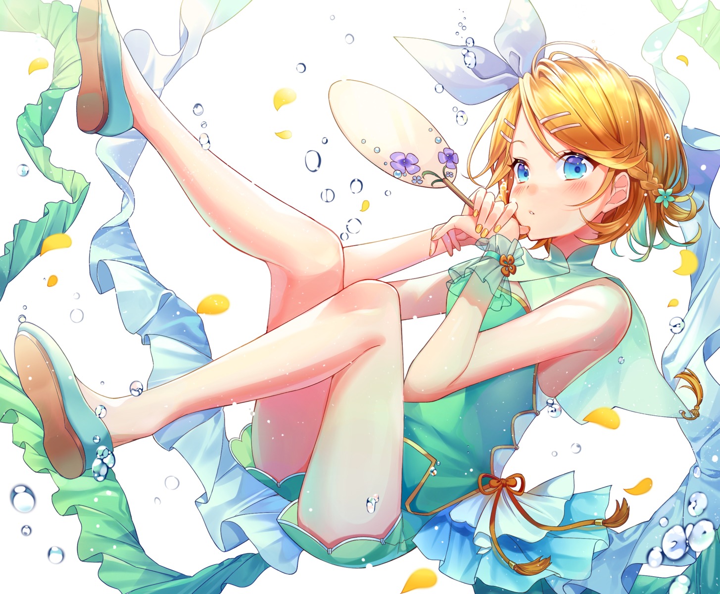 asian_clothes ion_(on01e) kagamine_rin vocaloid