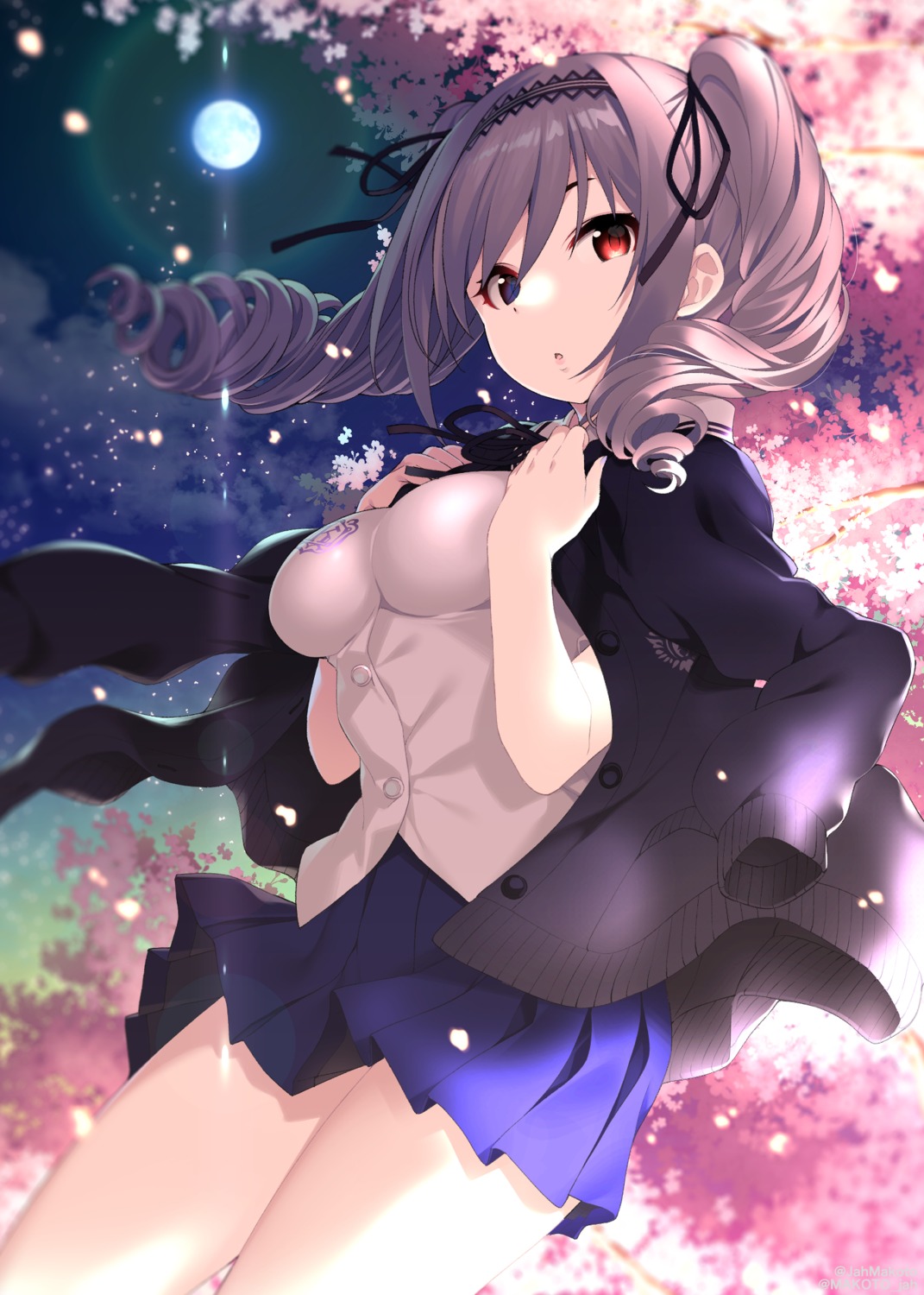 heterochromia kanzaki_ranko mizuki_makoto seifuku sweater the_idolm@ster the_idolm@ster_cinderella_girls