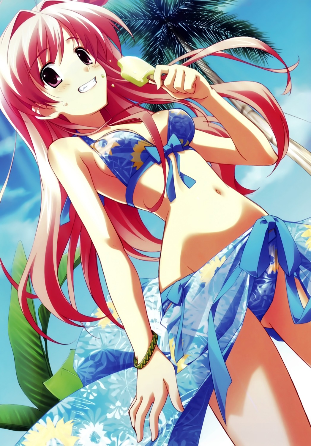 5pb. bikini chaos;head chaos;head_love_chu_chu! cleavage matsuo_yukihiro sakihata_rimi swimsuits