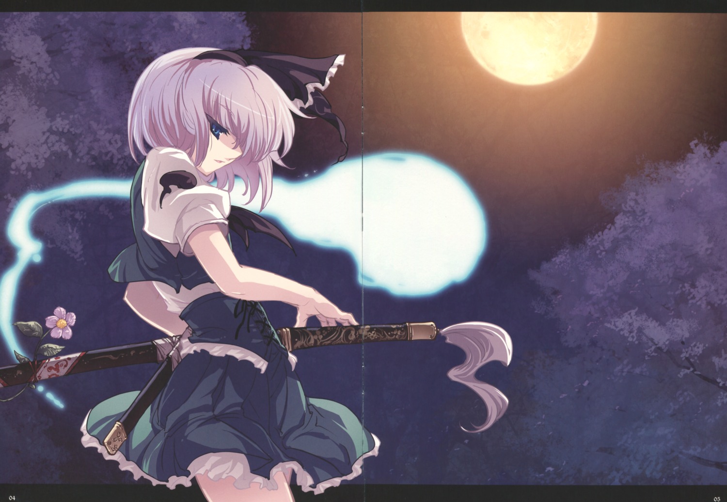 crease konpaku_youmu sway_wind tokiame touhou