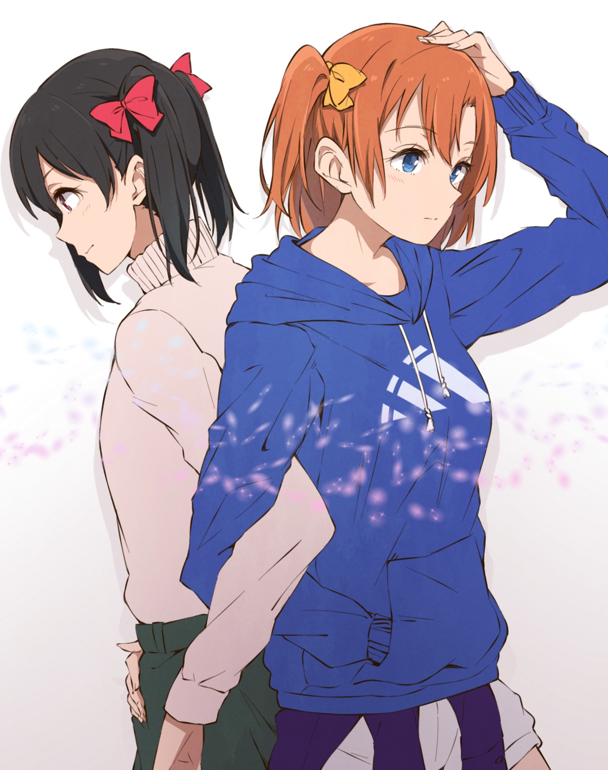 haine kousaka_honoka love_live! sweater yazawa_nico