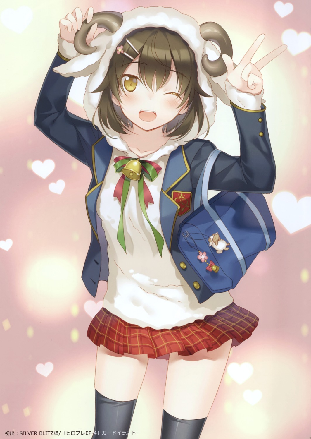 animal_ears horns seifuku tagme thighhighs