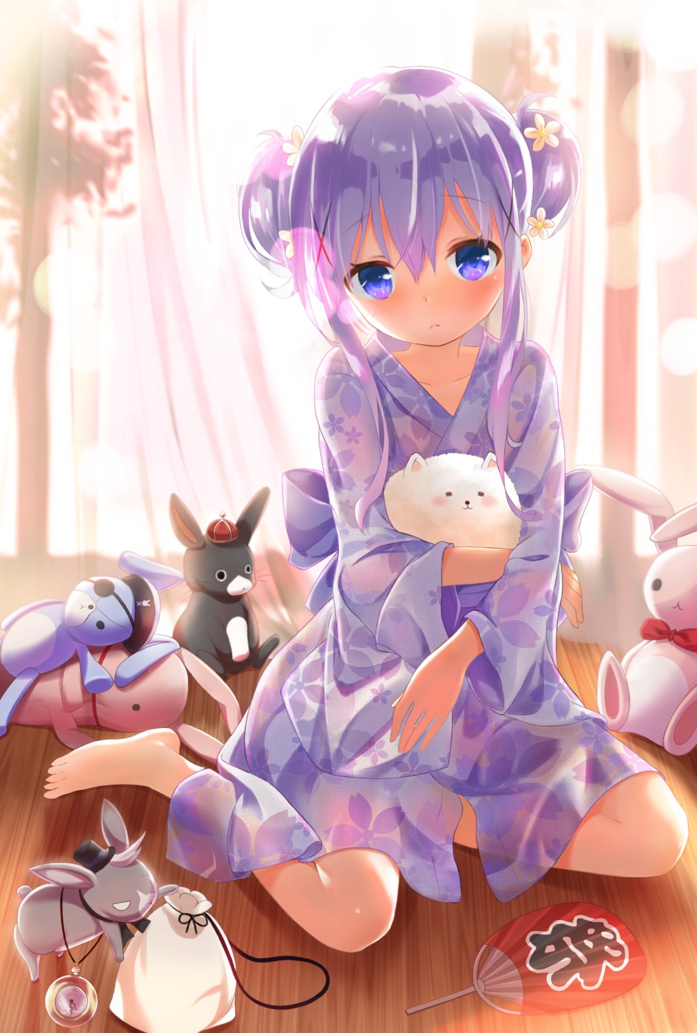 gochuumon_wa_usagi_desu_ka? jerry_(gn_012777999) kafuu_chino see_through tippy_(gochiusa) yukata