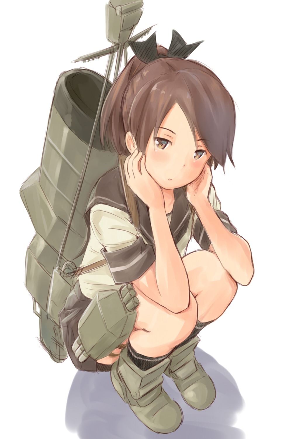 kantai_collection seifuku shikinami_(kancolle) wa_(genryusui)