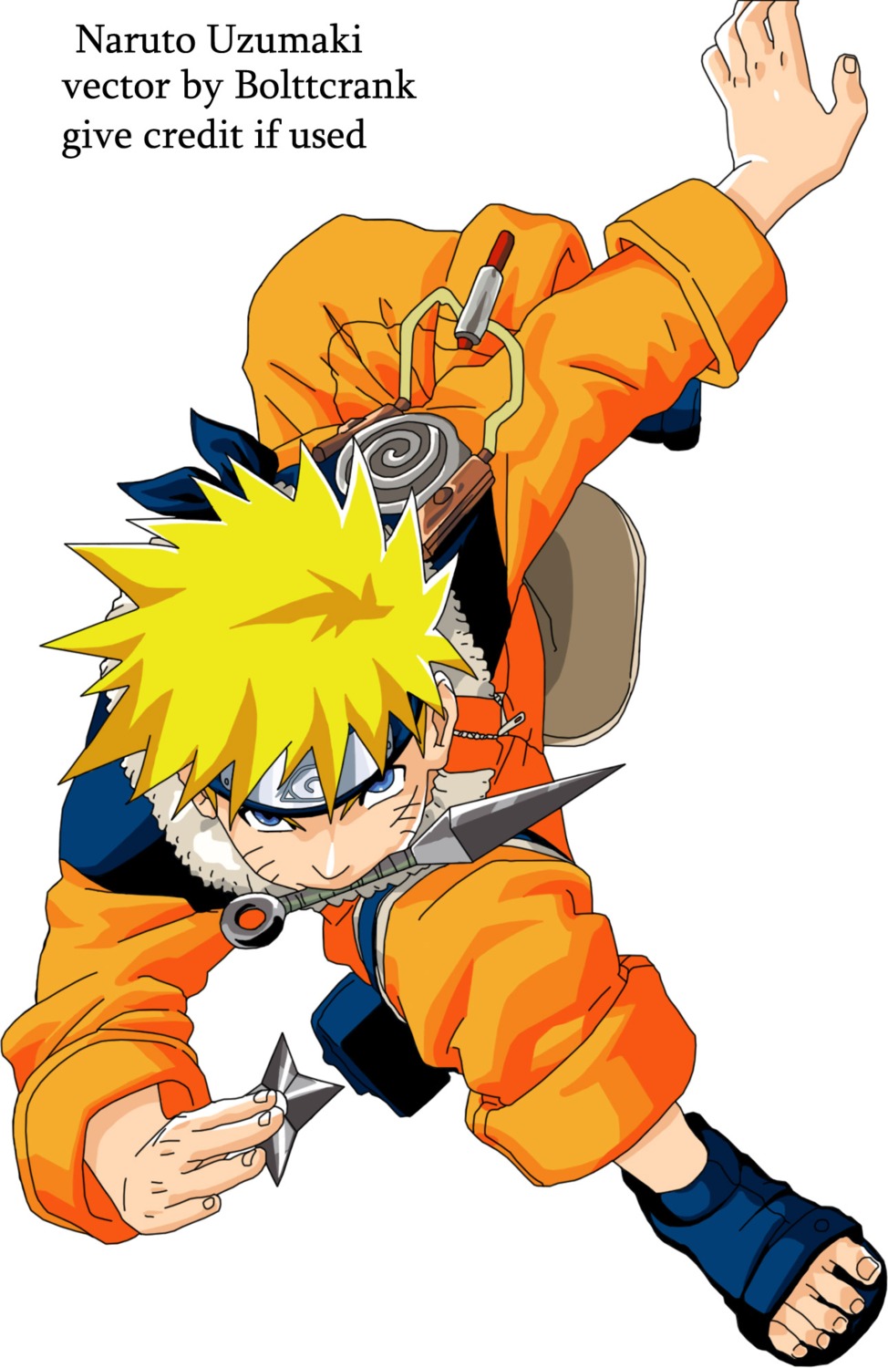 male naruto uzumaki_naruto vector_trace watermark