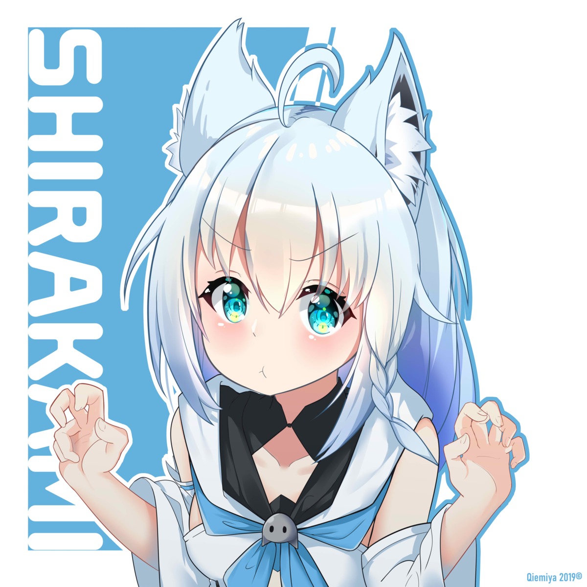 animal_ears hololive hololive_gamers kitsune qiemiya shirakami_fubuki