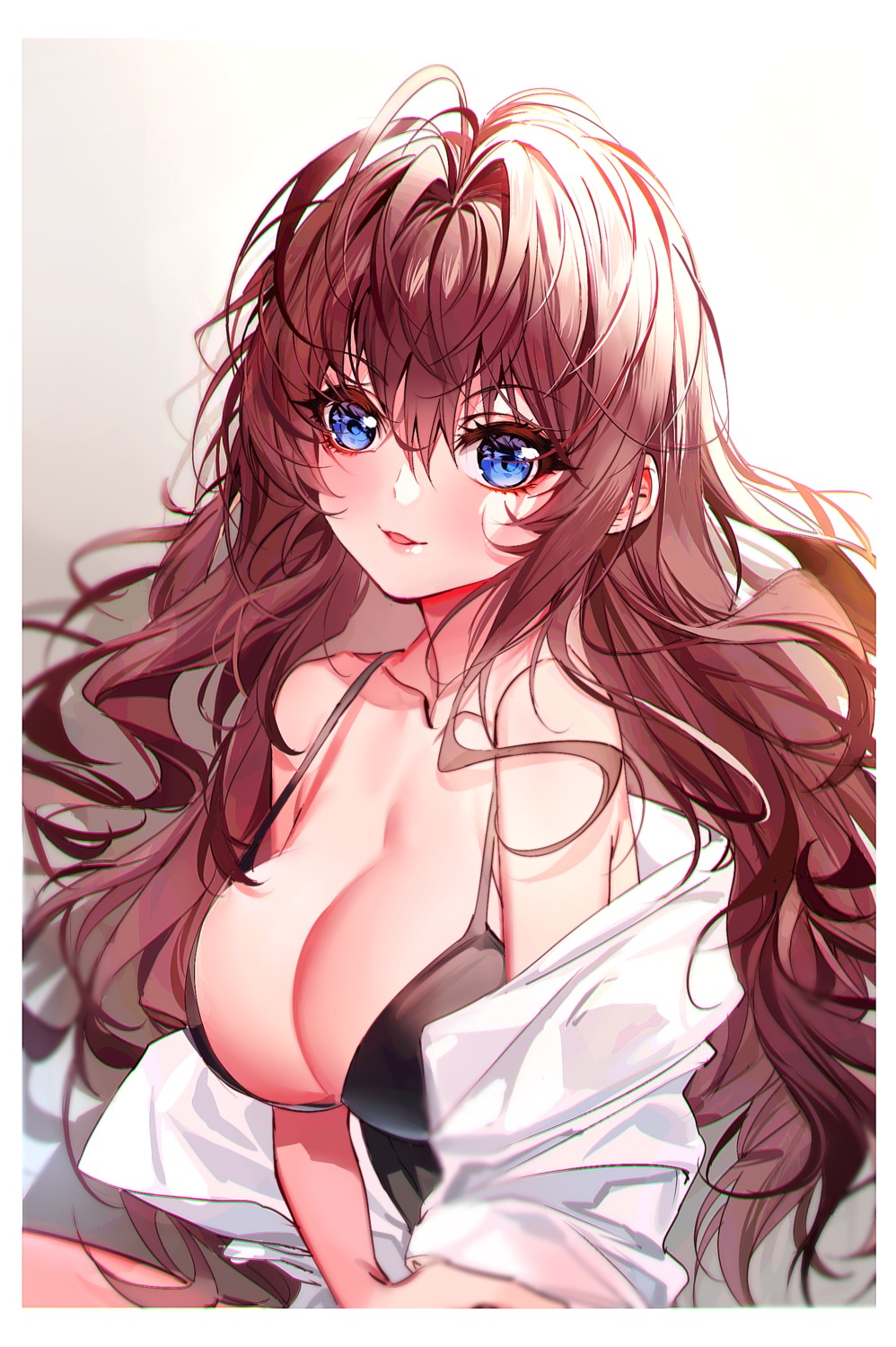 baocaizi ichinose_shiki lingerie open_shirt the_idolm@ster the_idolm@ster_cinderella_girls