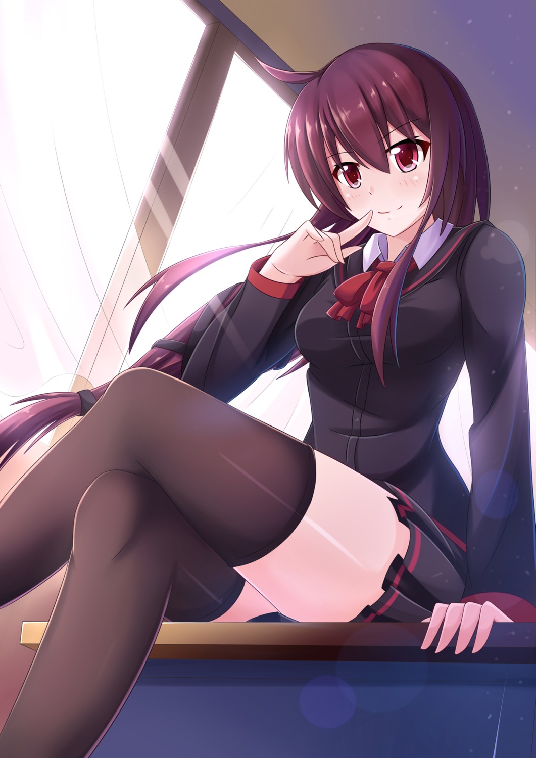 nugi_(armenci) seifuku thighhighs