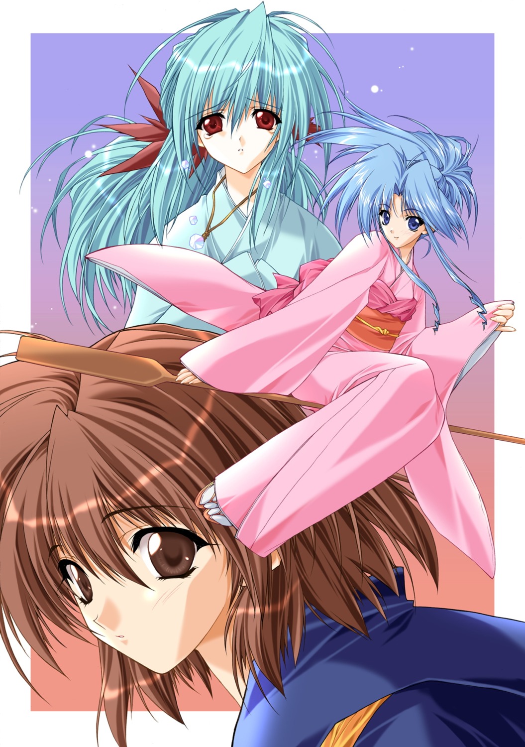 botan kimono seifuku suzuhira_hiro witch yukimura_keiko yukina yuu_yuu_hakusho