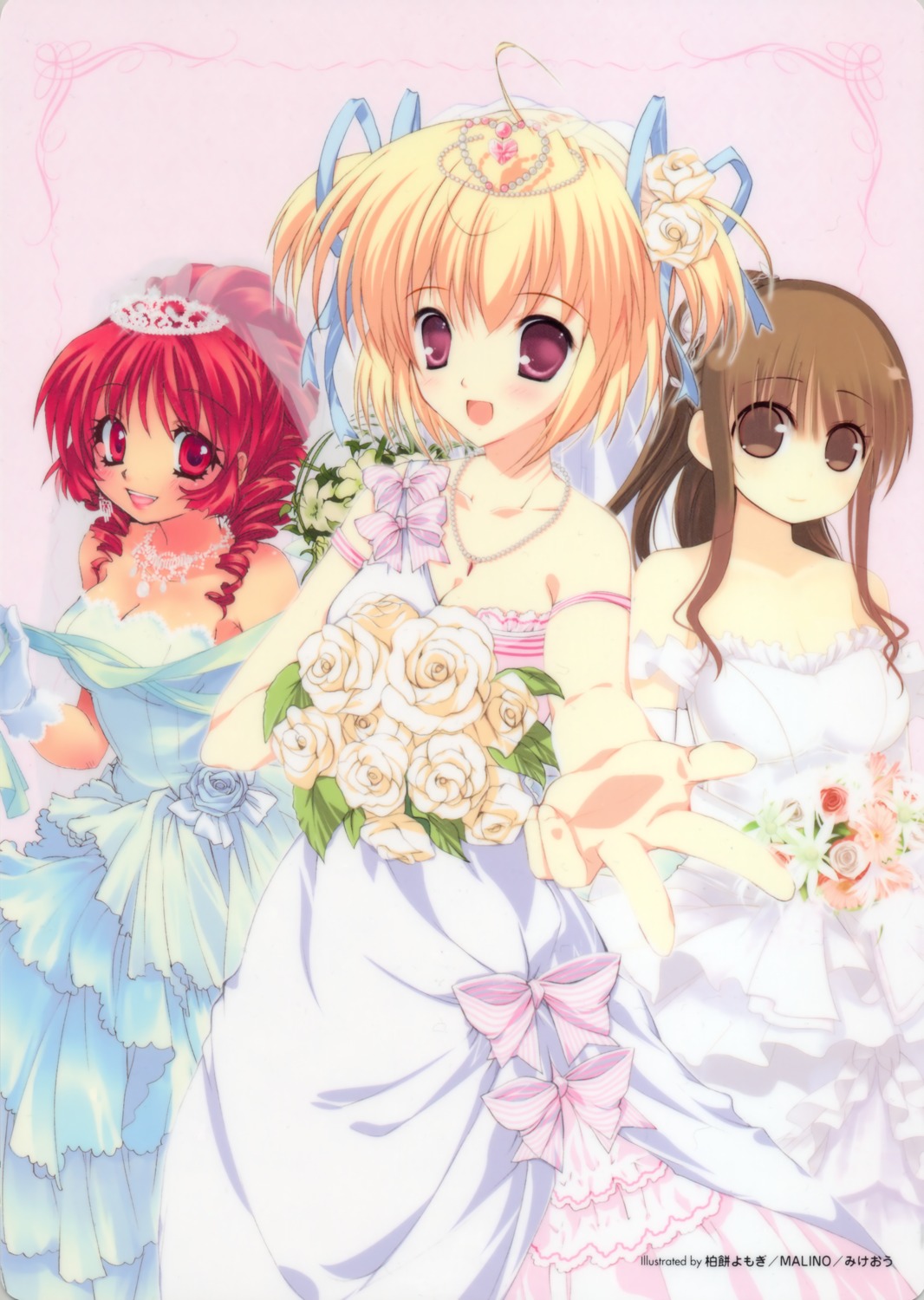 dress kashiwamochi_yomogi malino mikeou wedding_dress