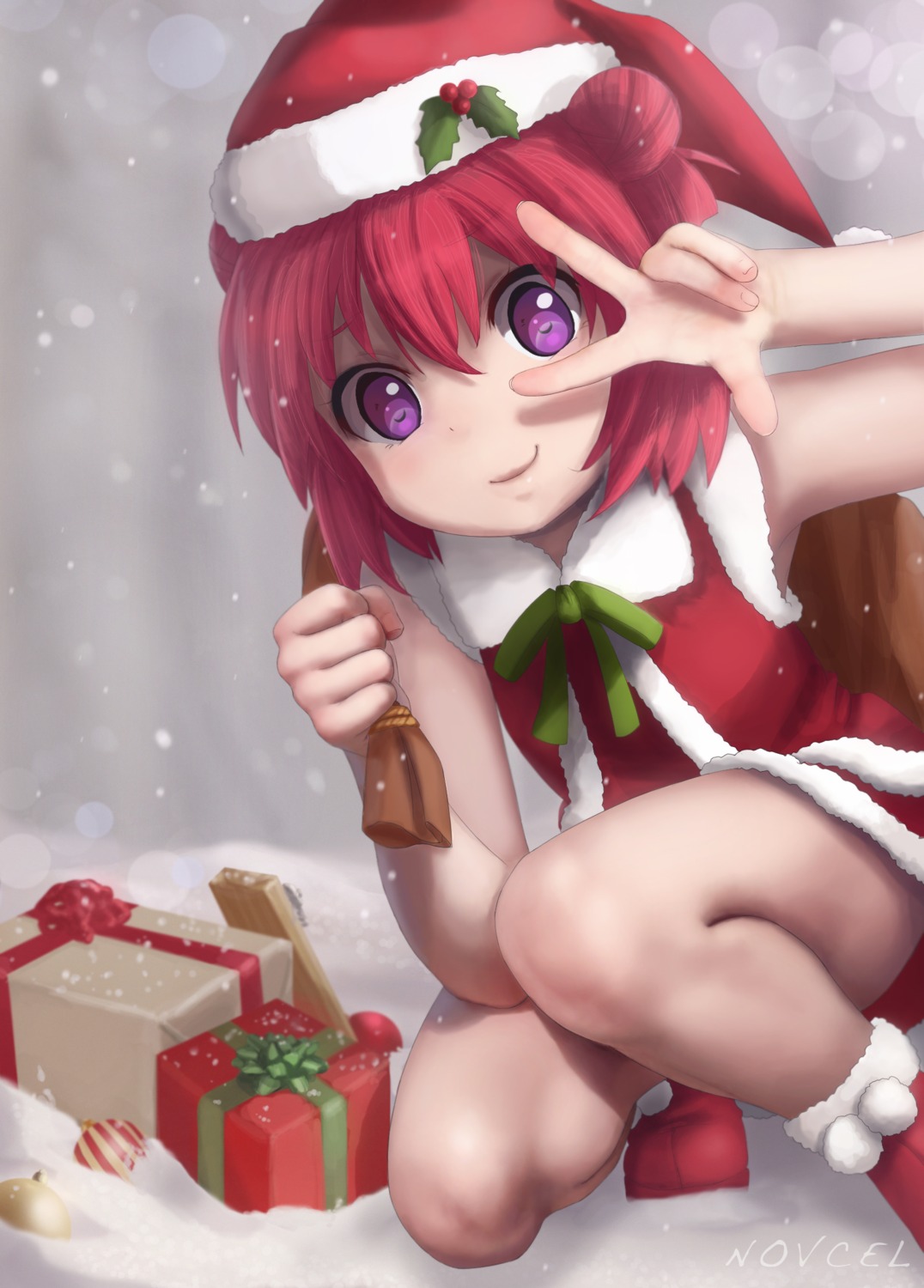 akaza_akari christmas novcel yuru_yuri