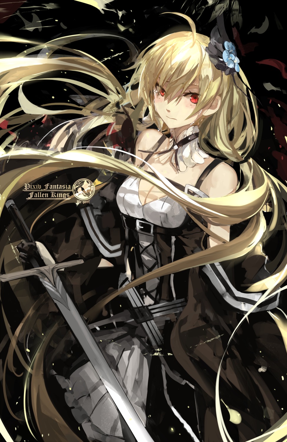 dress pixiv_fantasia pixiv_fantasia_fallen_kings saberiii sword