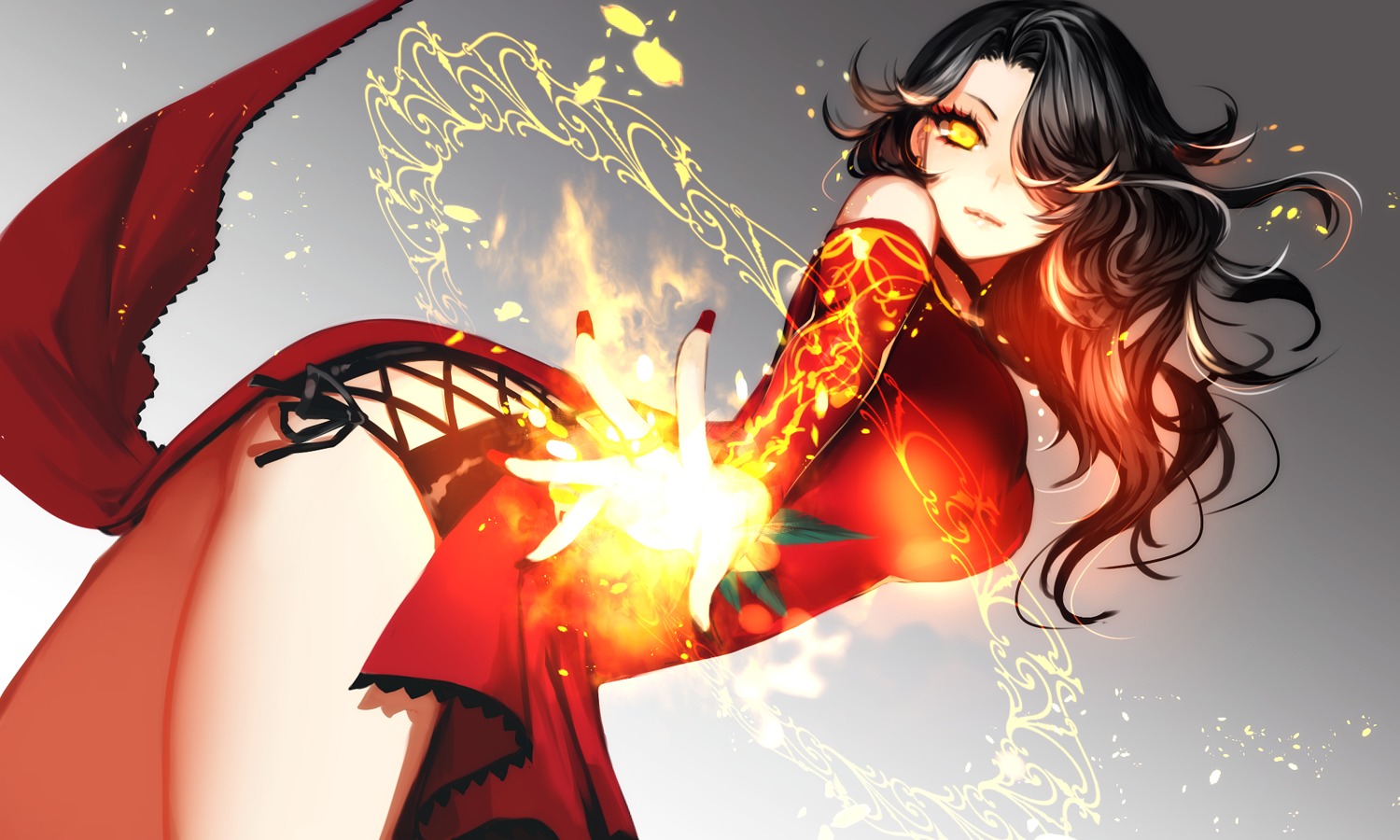 apt cinder_fall dress rwby