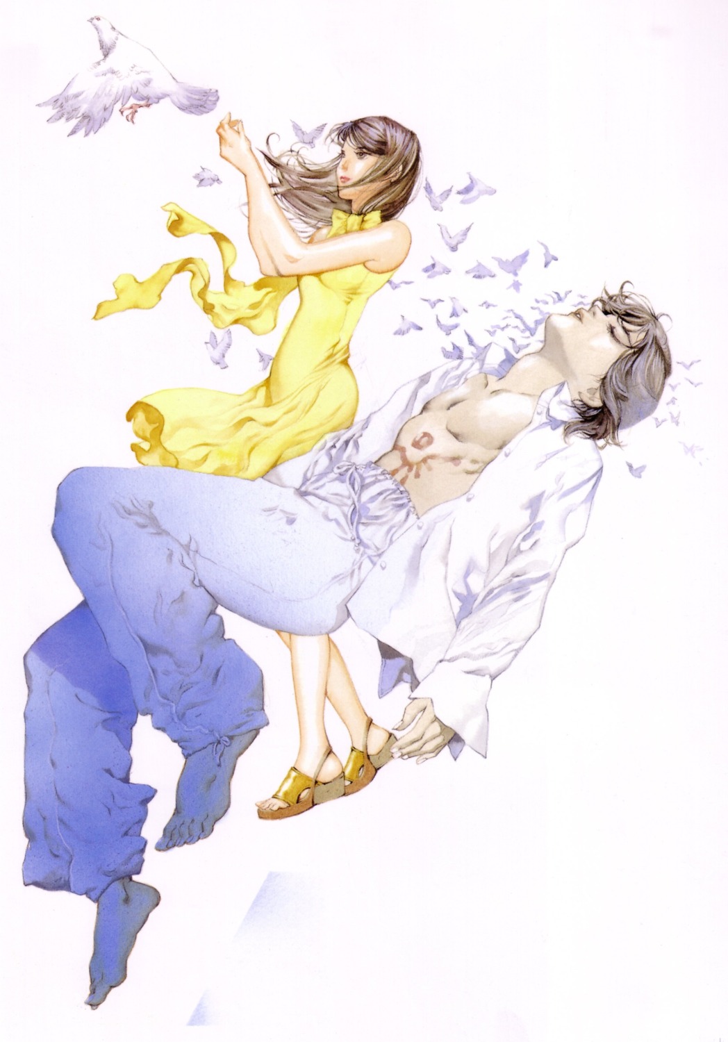 kamina_ayato mishima_reika rahxephon yamada_akihiro