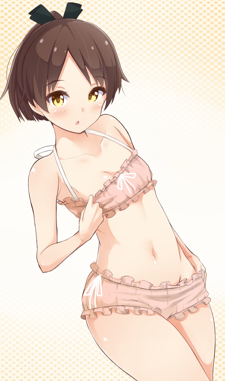 anza_tomo bikini kantai_collection shikinami_(kancolle) swimsuits