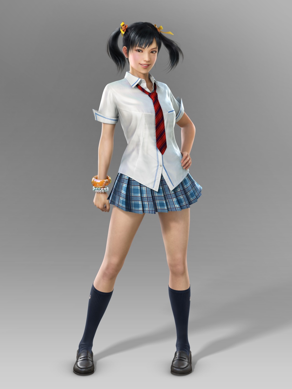 cg ling_xiaoyu seifuku tekken tekken_blood_vengeance